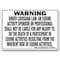 Signmission 14 in Height, 10 in Width, Plastic, 10" x 14", WS-Louisiana Equine WS-Louisiana Equine - alternate 1